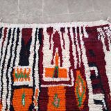 Handmade wool rug Morocco 3 x 2 m