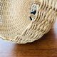 Danish Teak and Wicker Wall Lamp