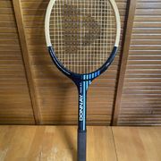 Vintage donnay team gt wooden tennis racket + donnay cover #