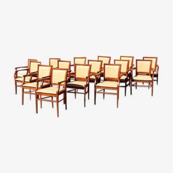 Lot de 15 fauteuils bureau vintage