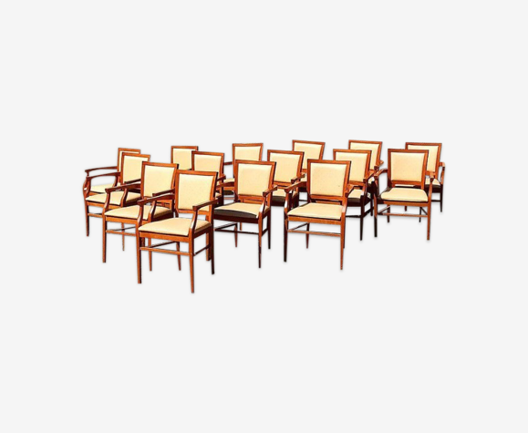 Lot de 15 fauteuils bureau vintage