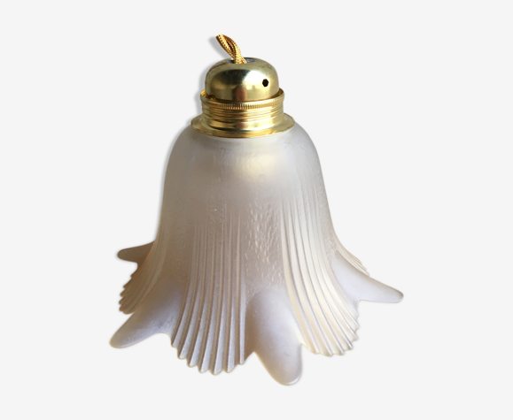 Lampe baladeuse tulipe verre fumé