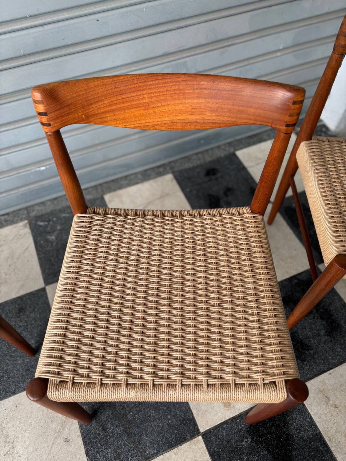 Set of 4 chairs by H.W. Klein for Bramin