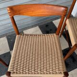 Set of 4 chairs by H.W. Klein for Bramin