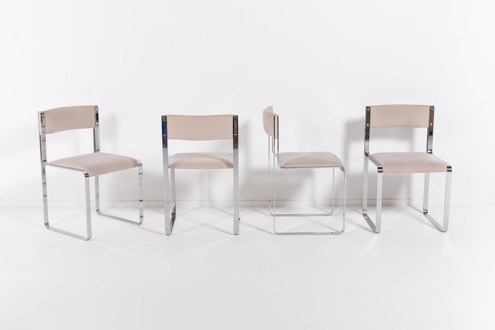 Set of 4 Italian dining chairs 1960