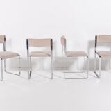 Set of 4 Italian dining chairs 1960