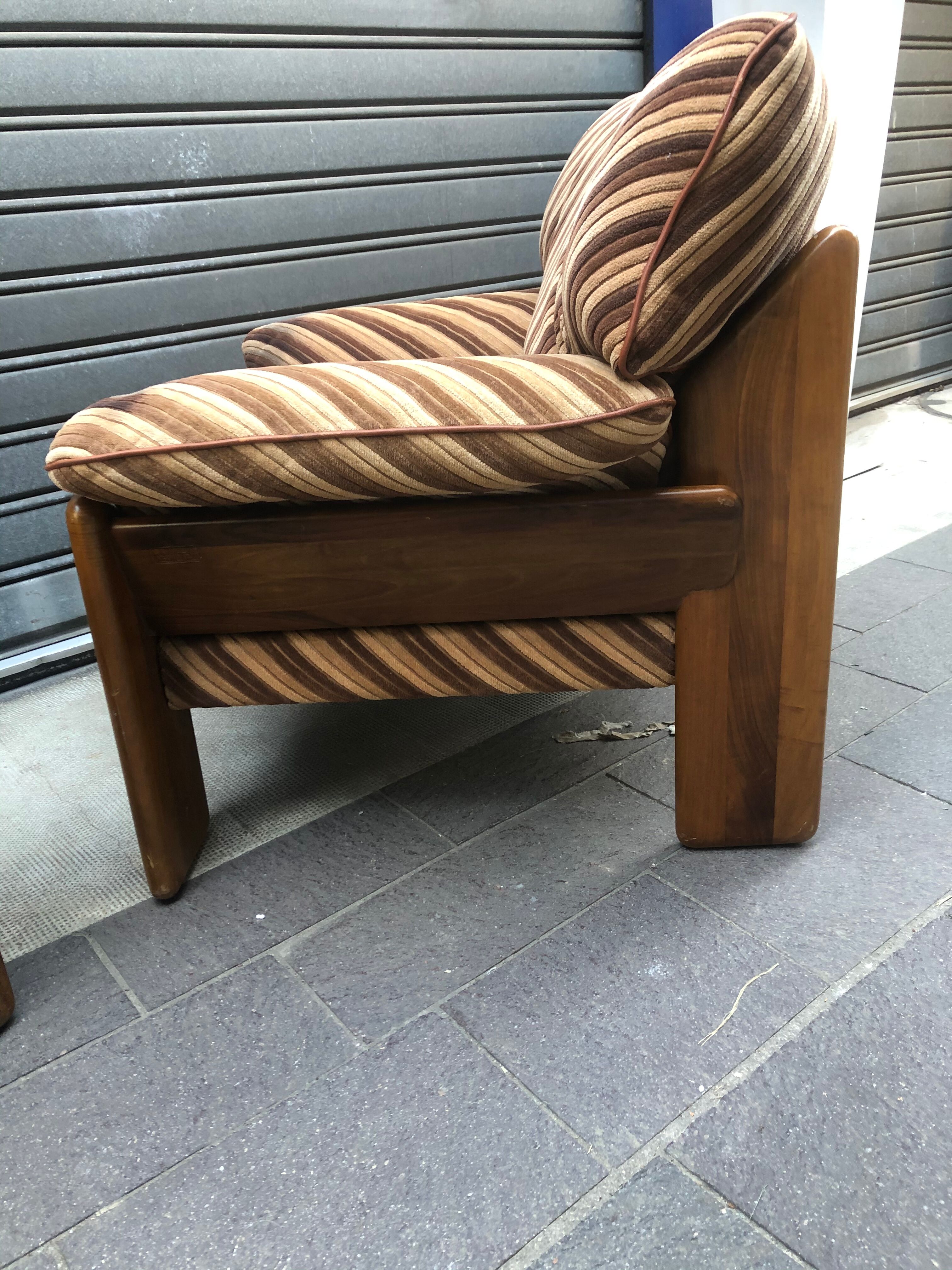 Pair of Sapporo armchairs for 1970s 1970s Mobile Girgi