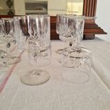 Water and wine glasses from the Royal Manufacture of Bayel
