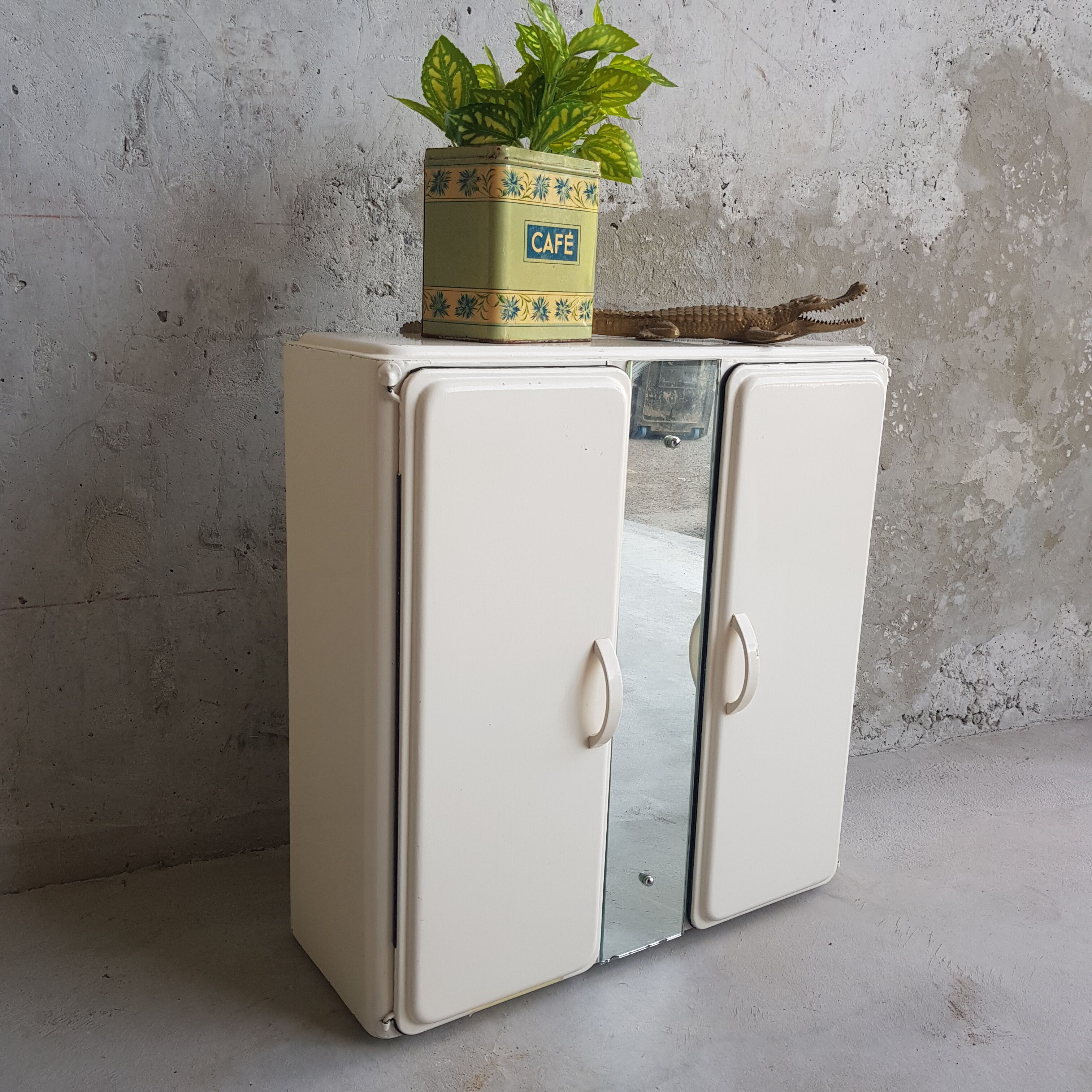 Metal medicine cabinet