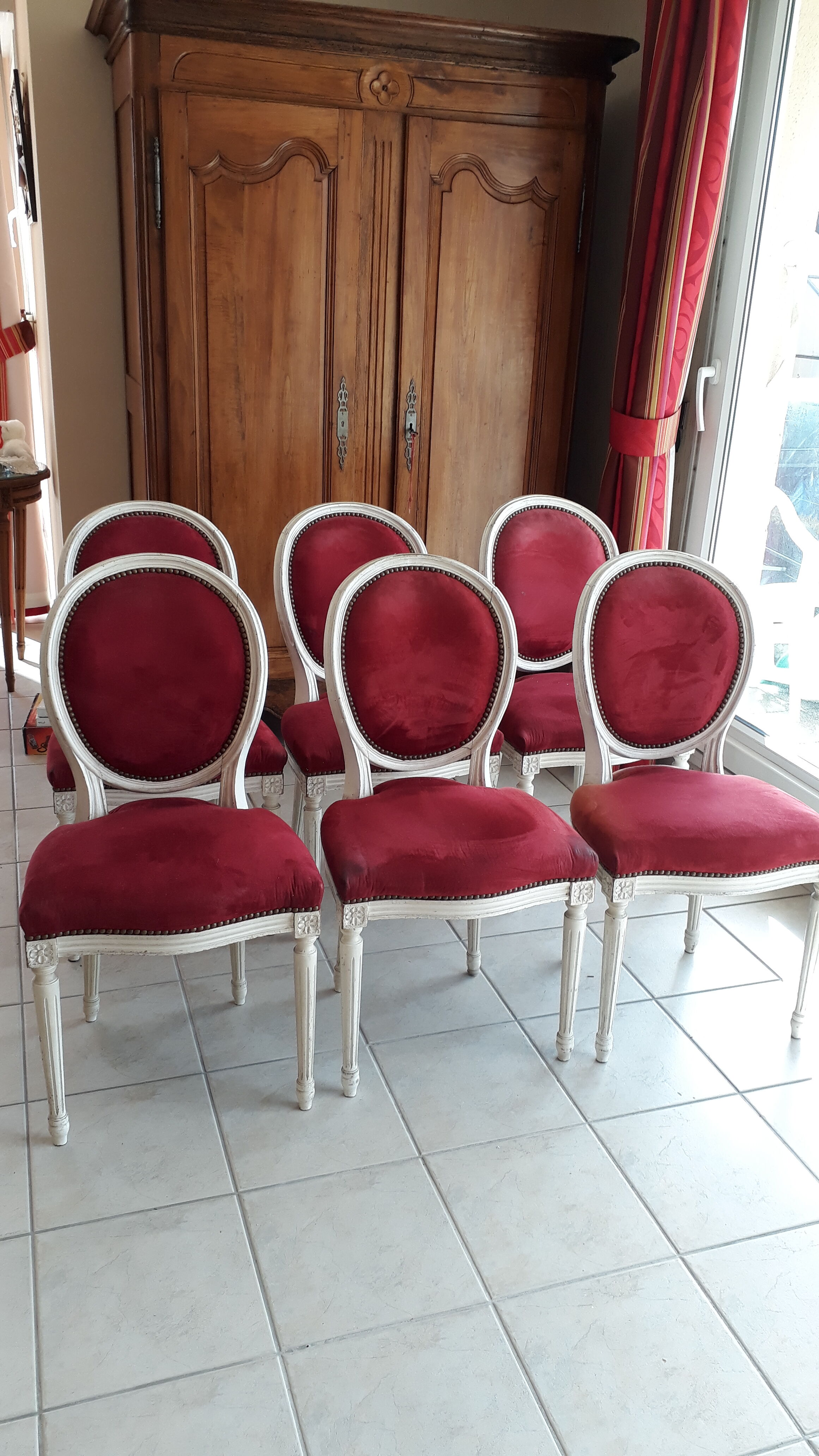 6 Louis XVI chairs