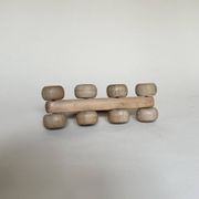 Voiture en bois à 8 roues