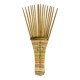 Traditional Luba comb / Congo made of wood and woven wicker.