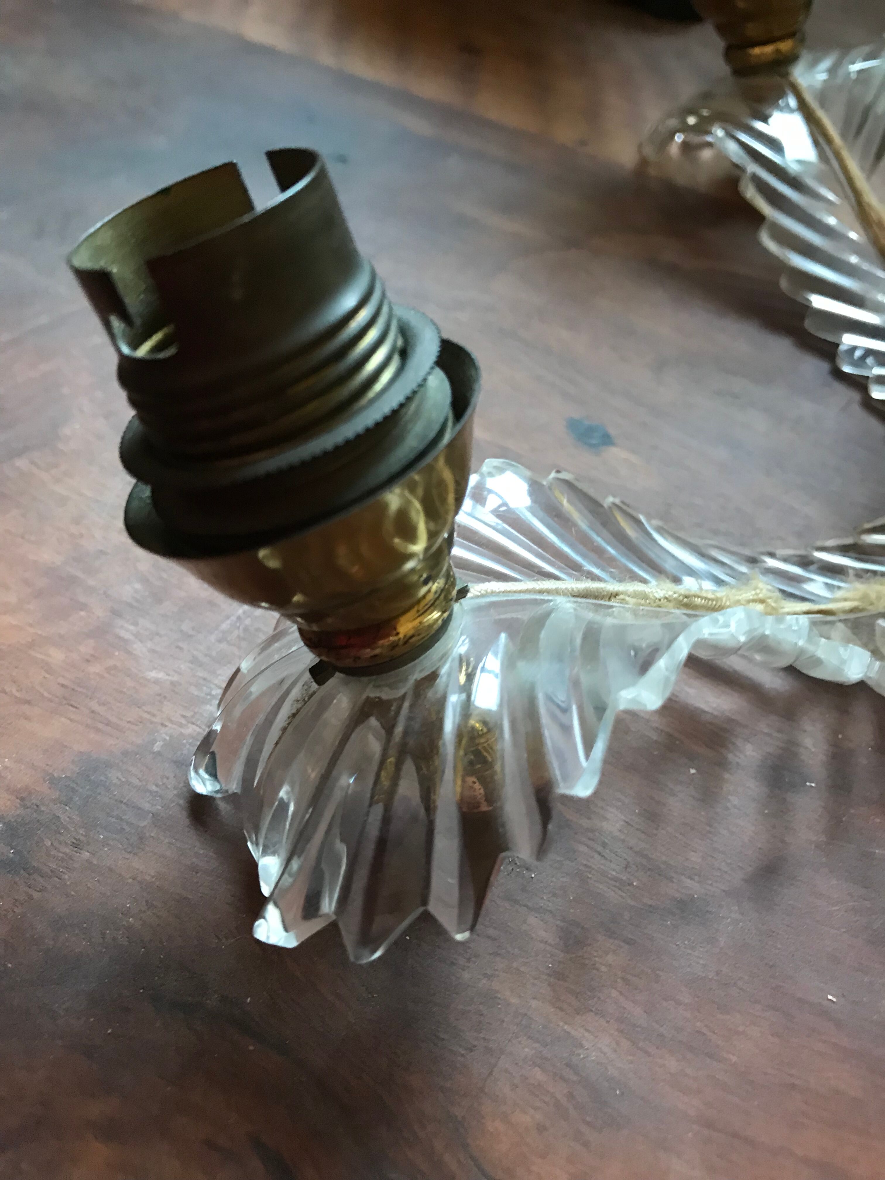 Pair of wall lamps
