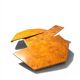 Octagonal extendable dining table Mario Sabot in burl (1970s)
