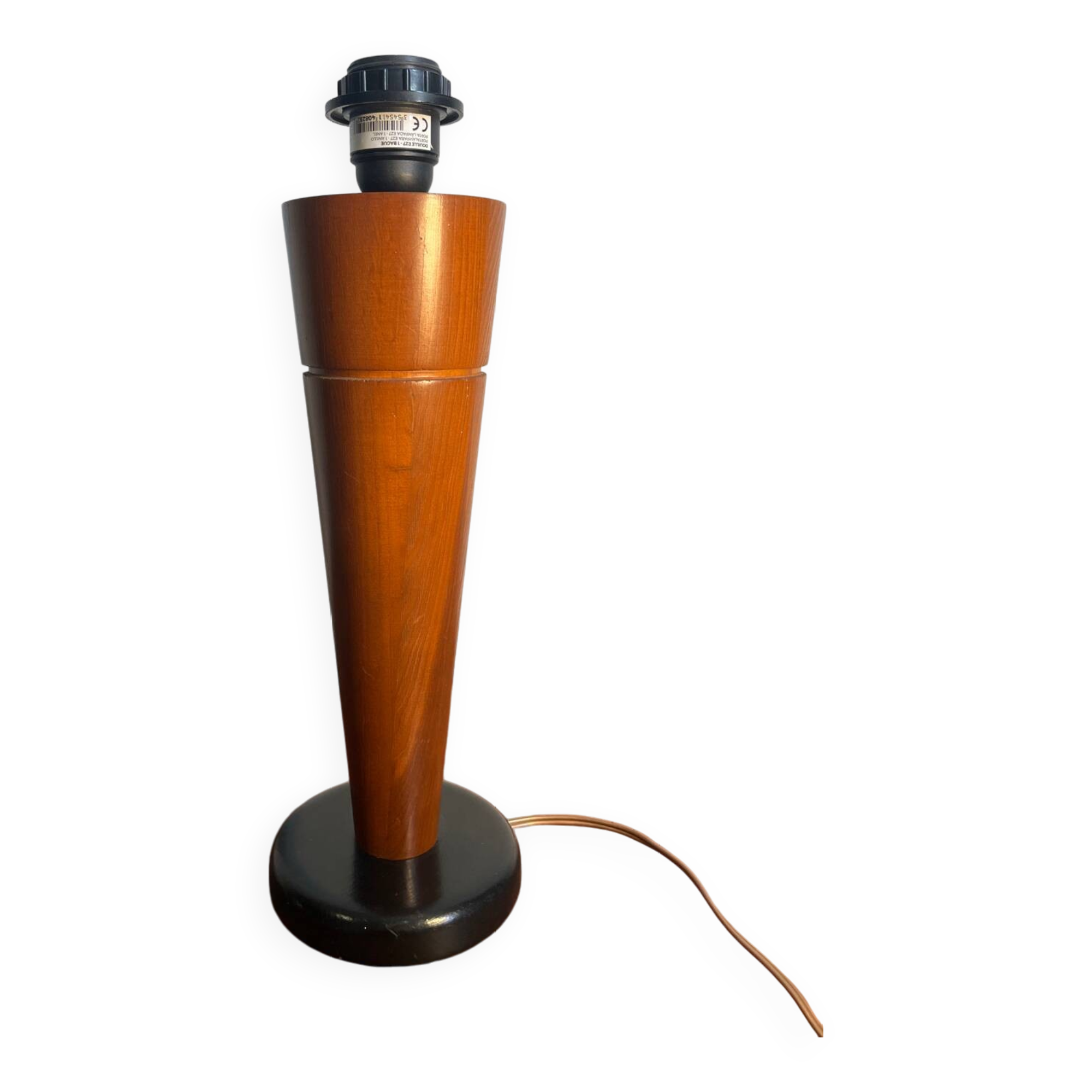 Wooden table lamp base