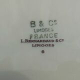 Hollow plate - Bernardaud - Limoges porcelain -