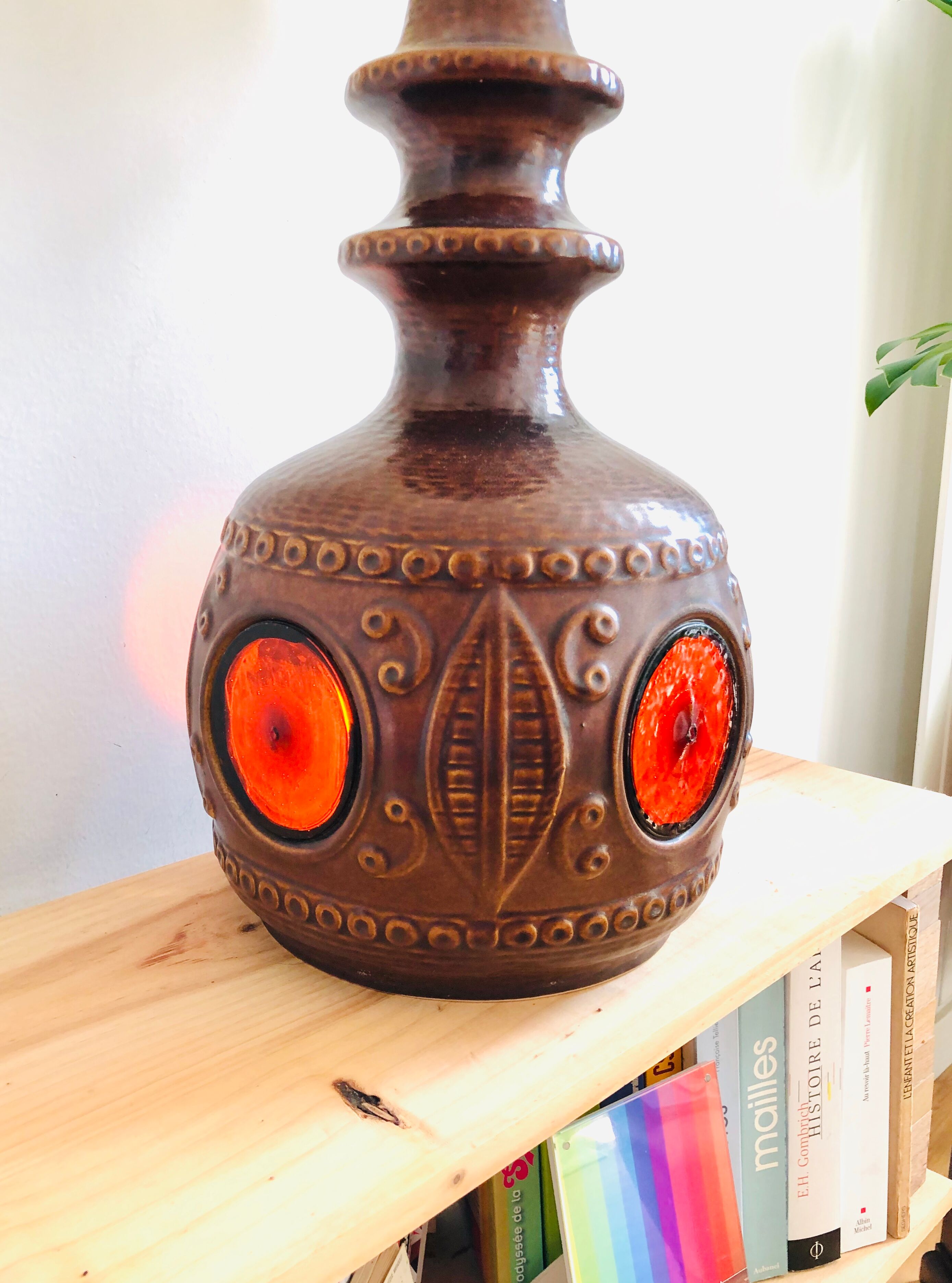 Bay Germany ceramic lamp 1970