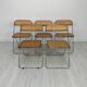 60s Vintage Plia Cane Folding Chair by Giancarlo Piretti - Anonima Castelli