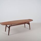 Danish 'Surfboard' coffee table by Arne Hovmand Olsen for Mogens Kold, 1950