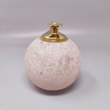 1960s Table Lighter in Murano Frosted Glass by Paolo Traversi. Mad