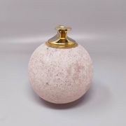 1960s Table Lighter in Murano Frosted Glass by Paolo Traversi. Mad