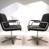 Wilkhahn Delta set of 2 conference/dining chairs from Delta Group