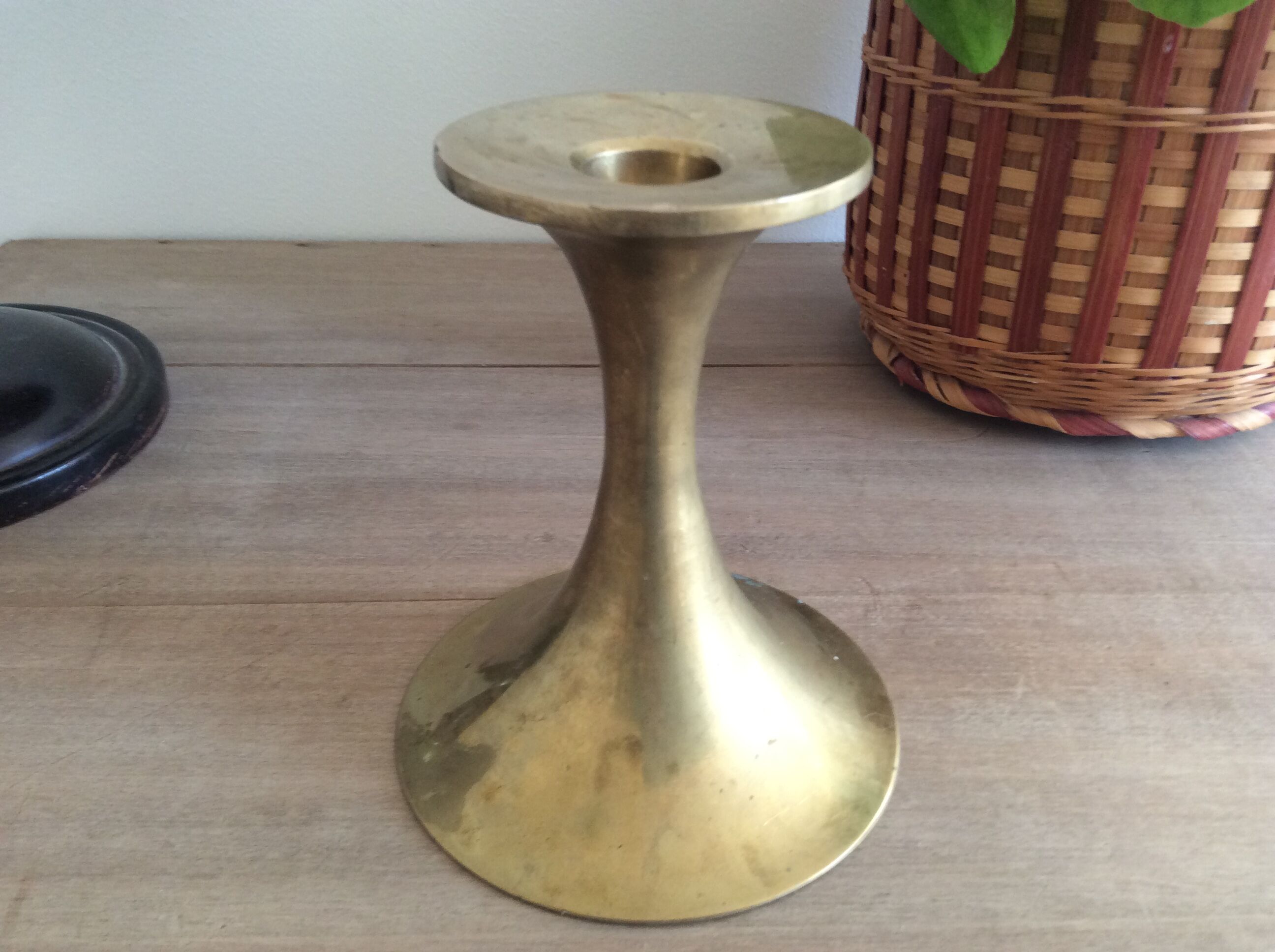 Brass candle holder