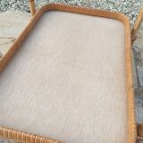 Vintage rattan service