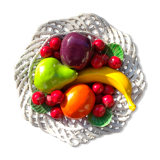 Corbeille de fruits Bassano en céramique