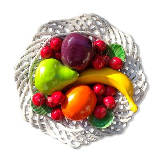 Ceramic Bassano Fruit Basket