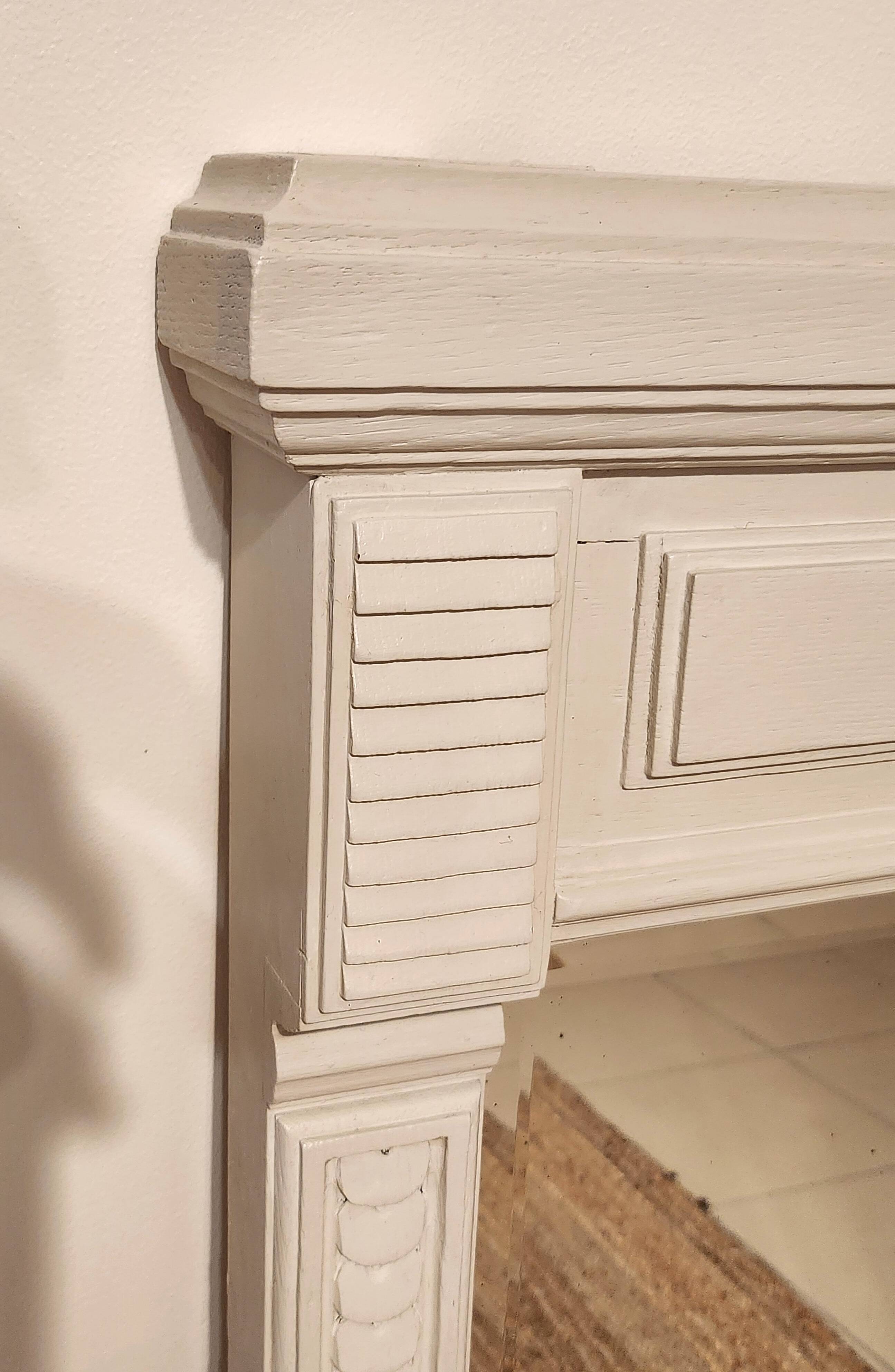 Antique trumeau mirror