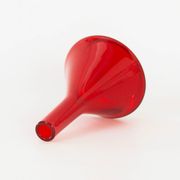 Red Vase Industrial Series by A.D. Copier for Leerdam Glass Factory, 1960s – Middle Size – Middle Size