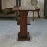 Table d’appoint Art déco en acajou massif 1930