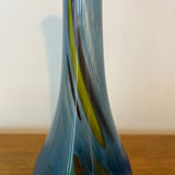 Speckled blue soliflore vase