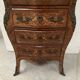 Louis XV style lady's secretary in light wood marquetry, 20th century.