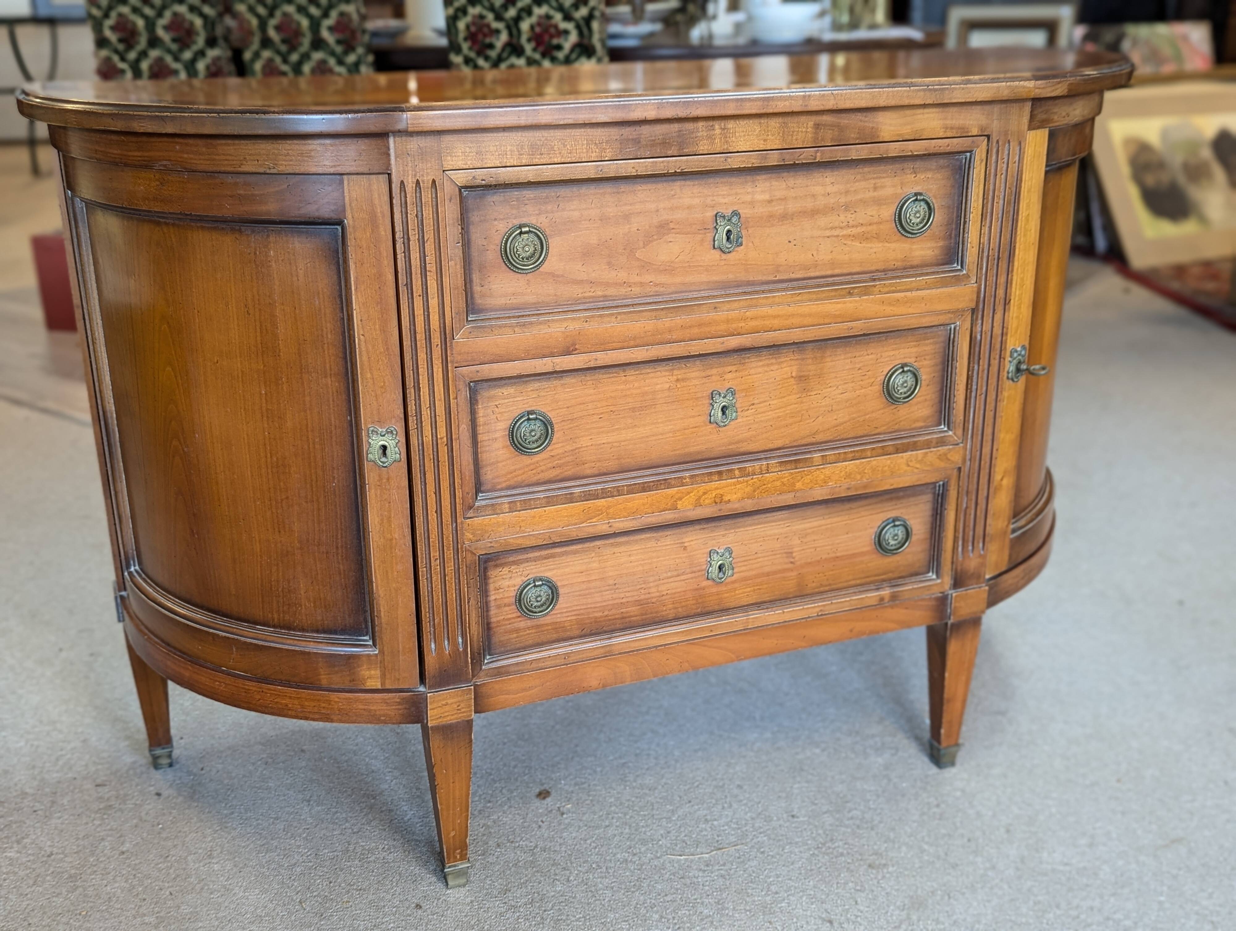 Directory half moon sideboard