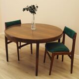 Round rosewood table, Danish design, 1960s, designer: Harry Østergaard, man
