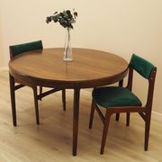 Round rosewood table, Danish design, 1960s, designer: Harry Østergaard, man
