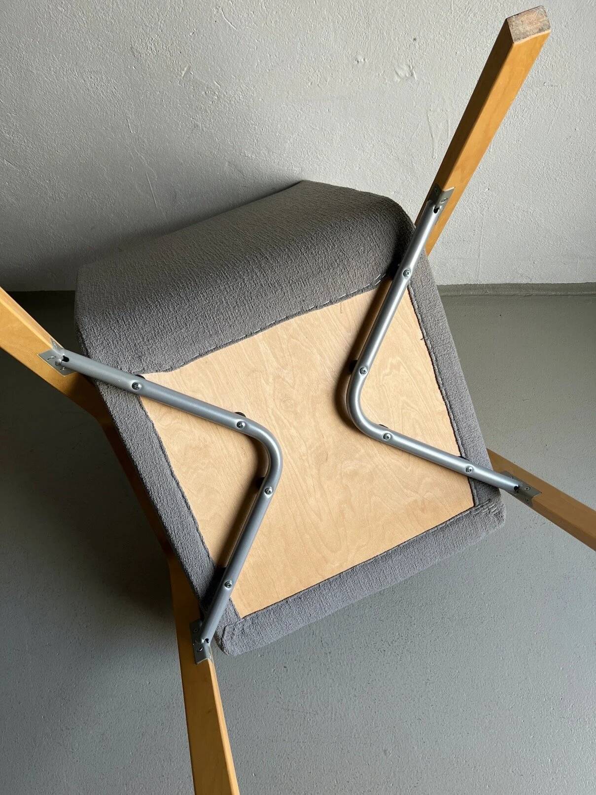 Scandinavian gray easy chair | 1980s