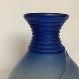 Murano style cobalt blue vase