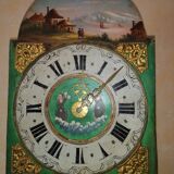 Pendule mouvement horloge hollandaise dite chaise époque 18eme
