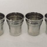 6 gobelets à liqueur « rubans croisés » Charles Vincent