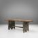 Industial Grey solid Wooden Bench, France, 1890s