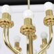 Brass chandelier 1970s