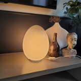 Vintage glass egg lamp