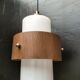 Vintage glass pendant light