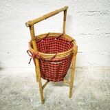 Rattan and fabric worker