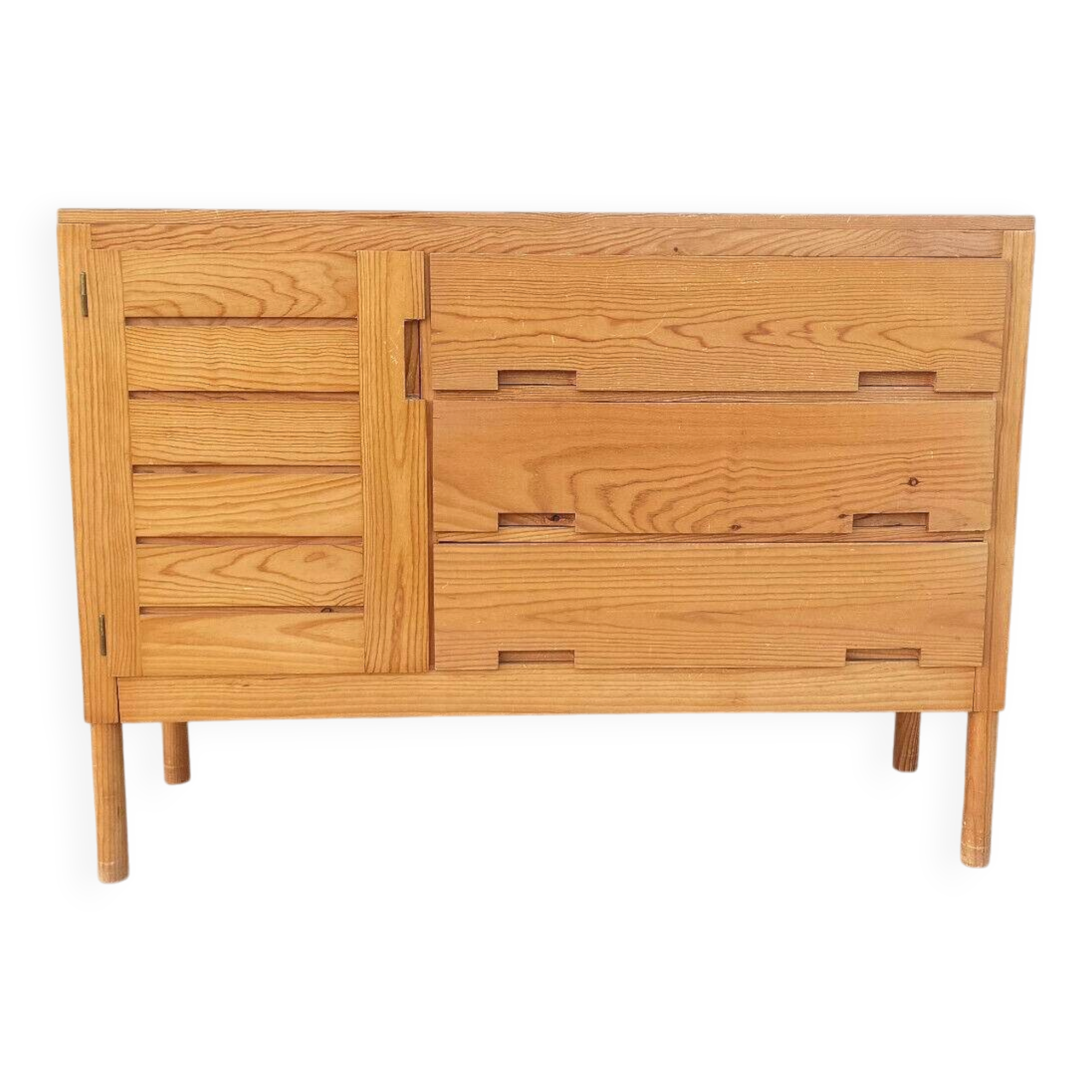 Commode Pierre Gautier-Delaye Weekend in pine 1960