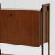 Vintage Italian mid-century bookcase wall cabinet from the 1960s, Italy.