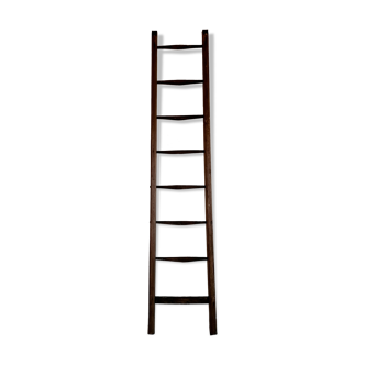 Old wooden farm ladder
